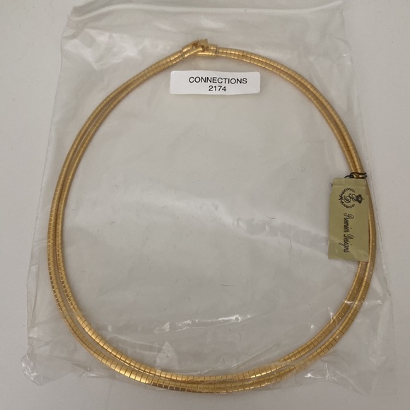 Premier Designs Gold Tone Double Strand Necklace New Display Piece - Picture 8 of 8
